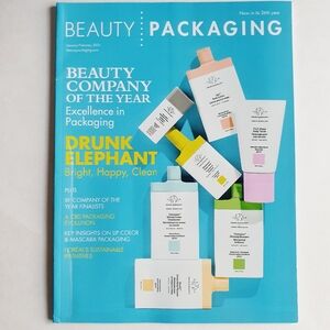 Beauty Packaging Magazine January/February, 2021 - Drunk Elephant Packaging
